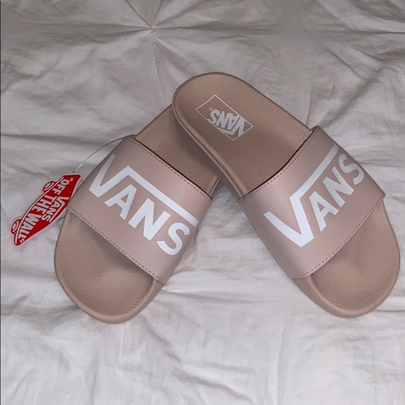 vans slides rose
